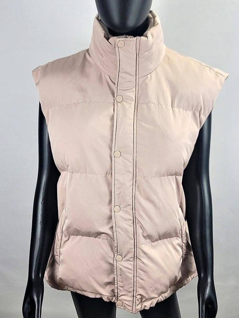 a new day Women's Puffer Vest Pink Size XXL Like New